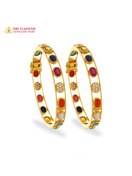 Navaratna Diamond Bangle