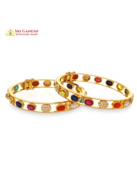 Navaratna Diamond Bangle