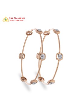 Quadrat Diamond Bangle