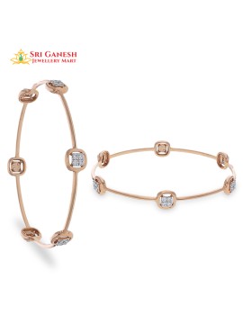 Quadrat Diamond Bangle