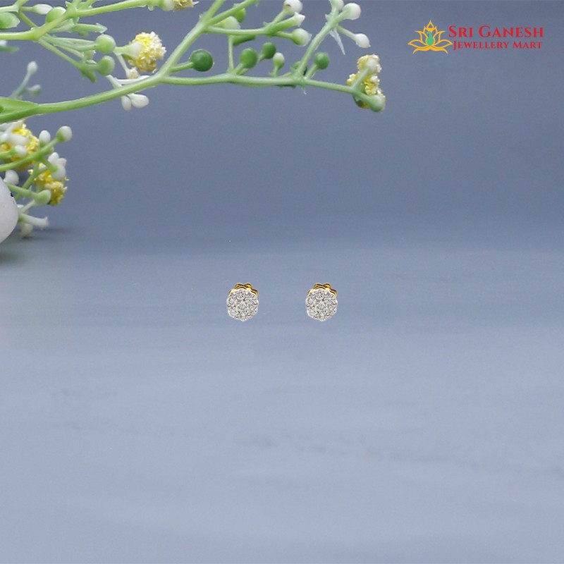 Gleoite  Diamond stud