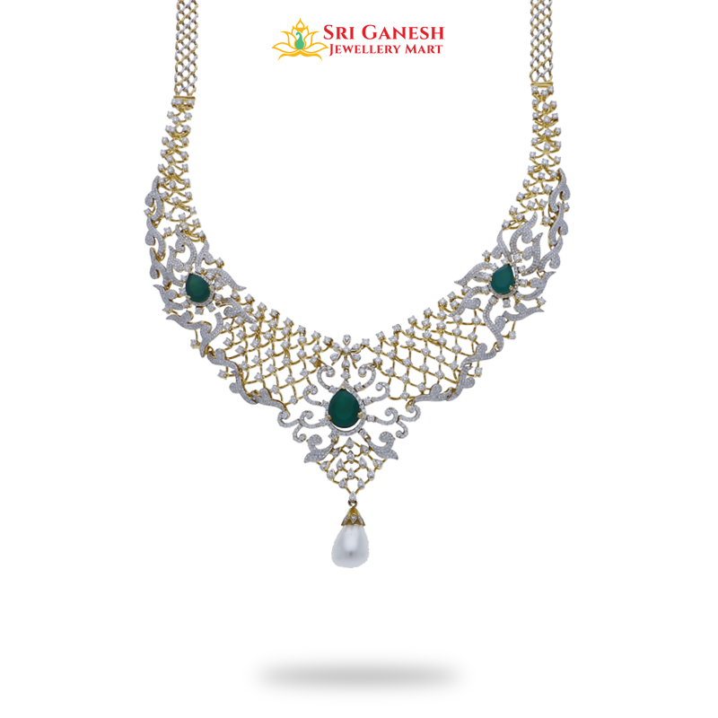 Pluie Diamond Necklace