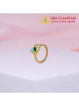 Bustling Butterfly  Baby Ring