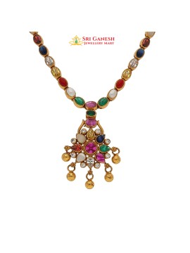 Talika Navaratna Short Necklace