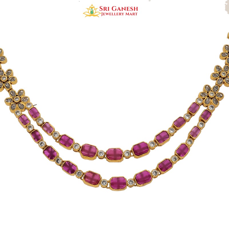 Mayuri Double layer Short Necklace