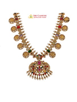 Sadhana Navartna  Necklace