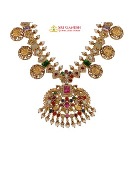 Sadhana Navartna  Necklace