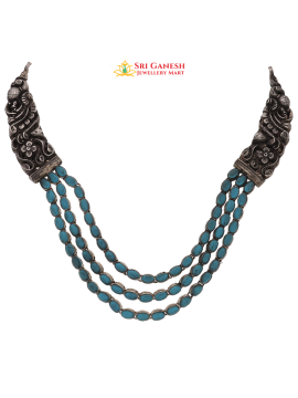 Gaia Aqua Short Necklace