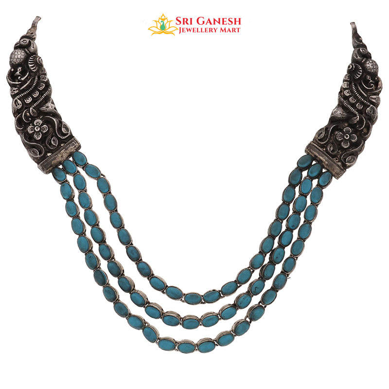 Gaia Aqua Short Necklace