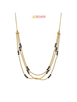 Corda Black Beads Chain