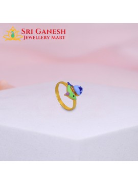 Voguish Enamel Baby Ring