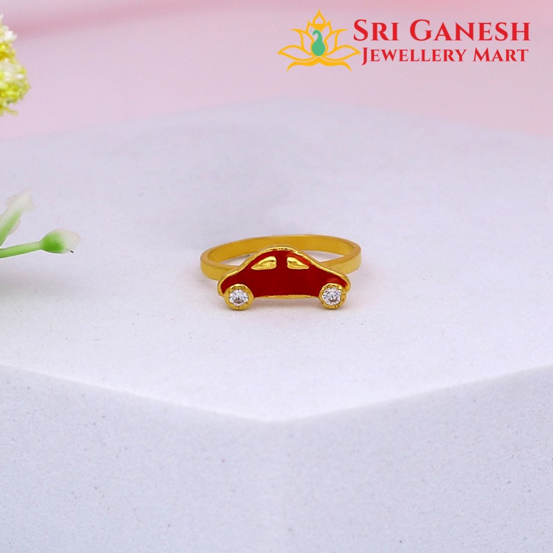 Flashy car baby ring