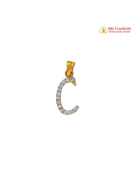 C for Charm Pendant