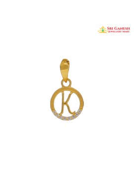 K for Kingly Pendant