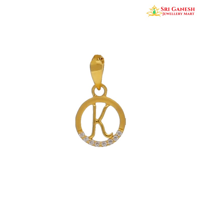 K for Kingly Pendant