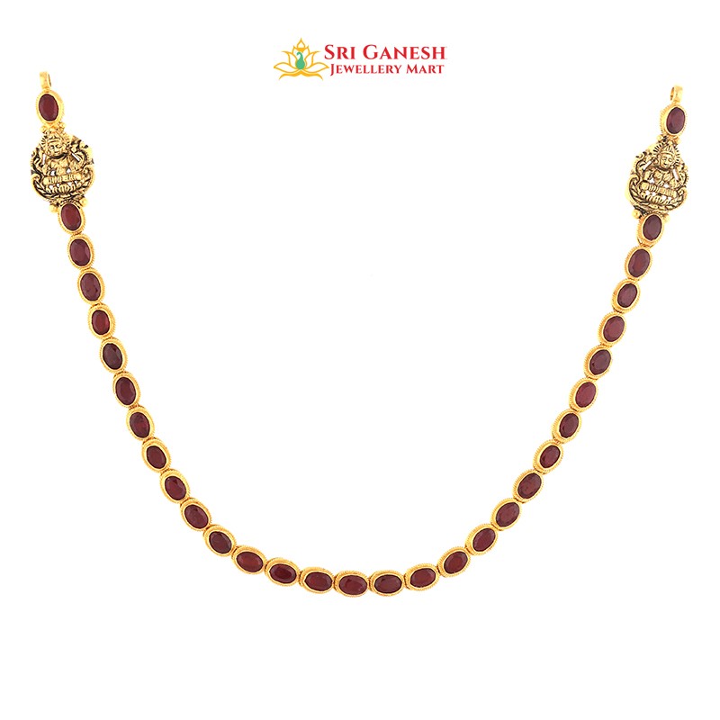 Red Burmi NaKshi Necklace