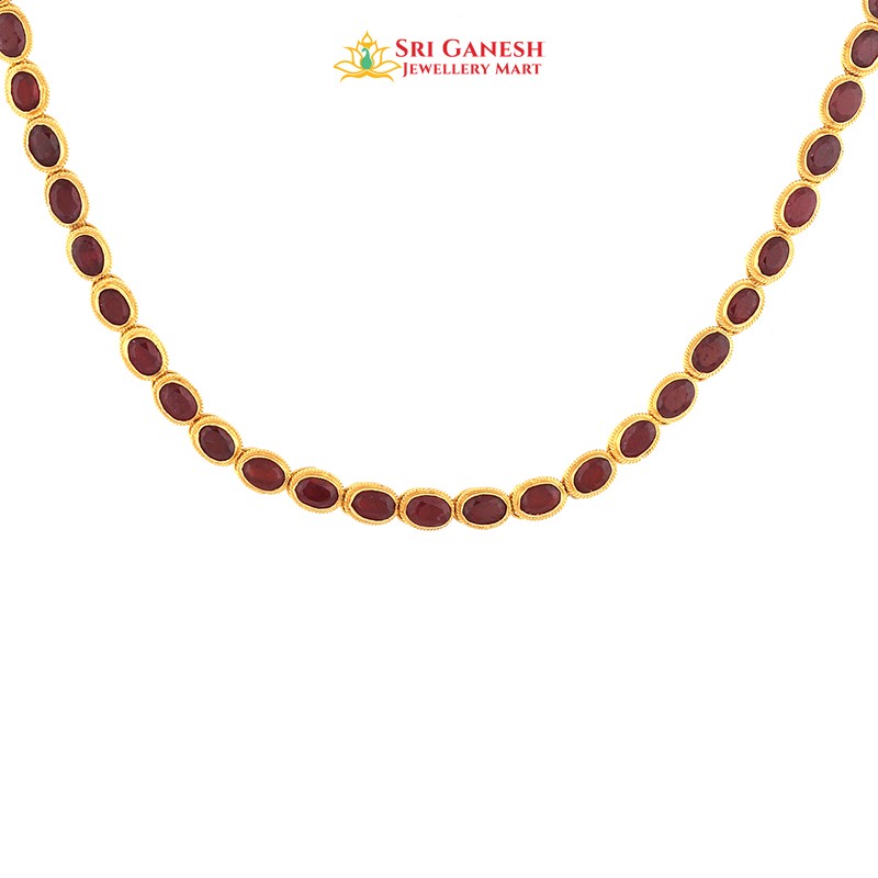 Red Burmi NaKshi Necklace