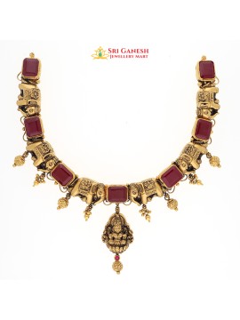 Gauri Burmi Ruby Necklace