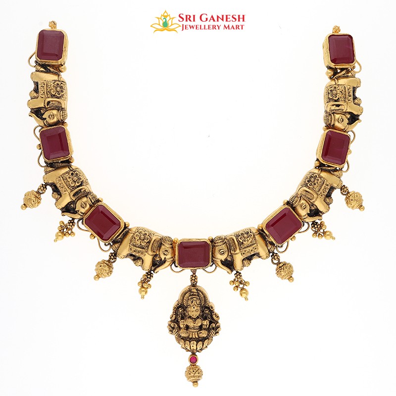 Gauri Burmi Ruby Necklace