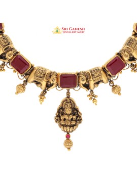 Gauri Burmi Ruby Necklace