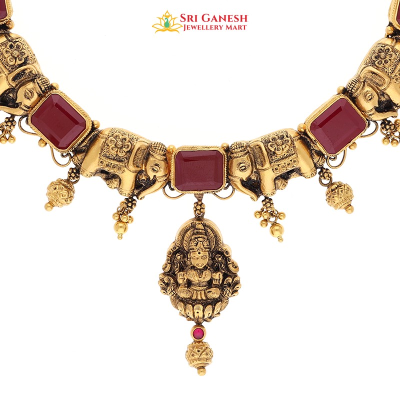 Gauri Burmi Ruby Necklace