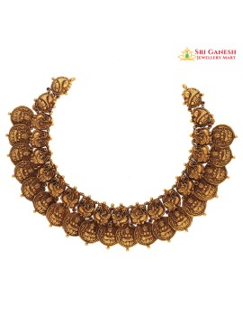 Atiki Lakshmi Annam Kasu Necklace