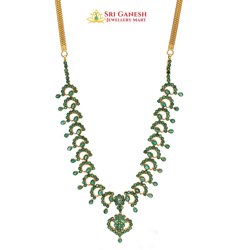 Emerald Mango Necklace