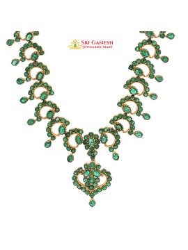 Emerald Mango Necklace