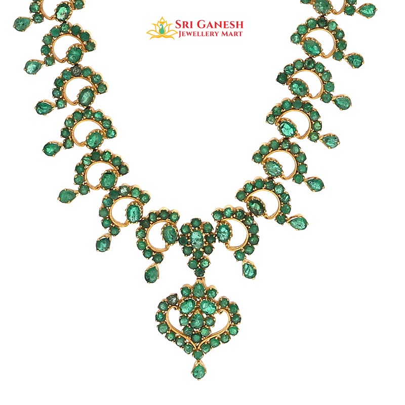 Emerald Mango Necklace