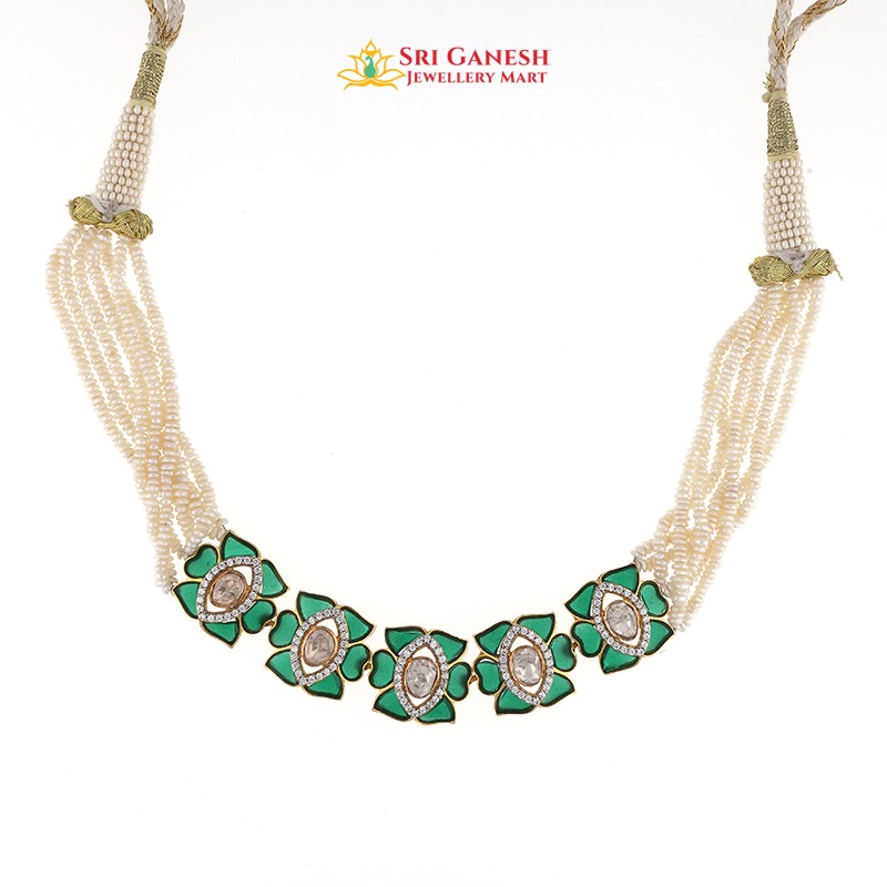 Zelen Green Choker