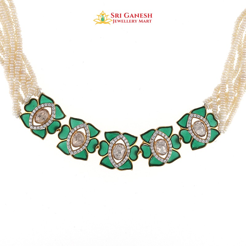 Zelen Green Choker