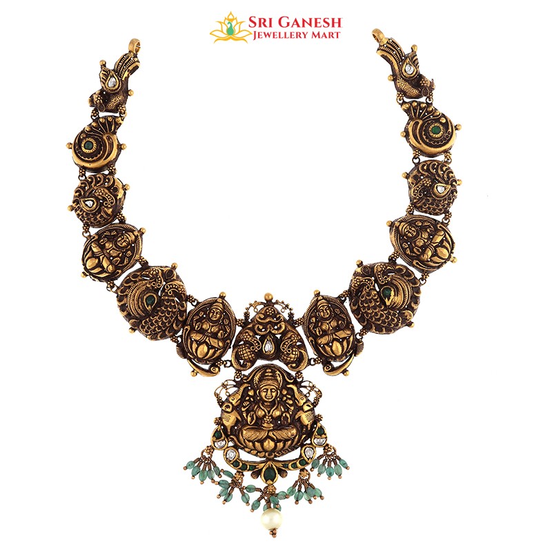 Amaris Antique Lakshmi Necklace