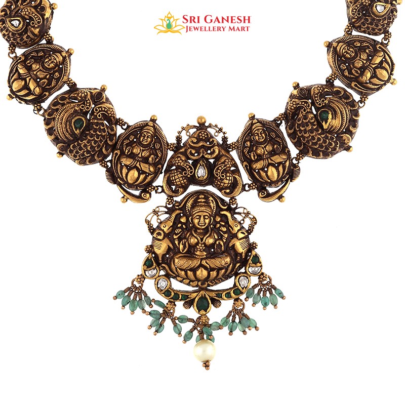 Amaris Antique Lakshmi Necklace