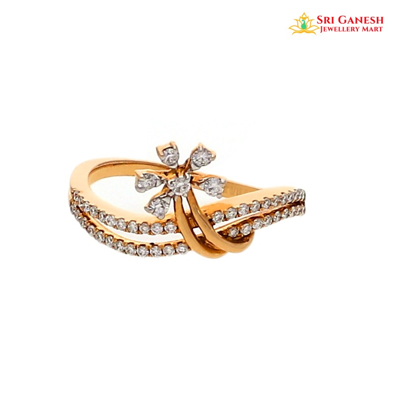 Camelia Diamond Ring