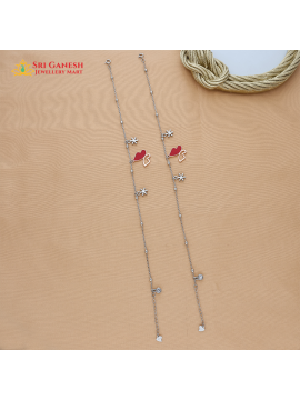 Charmed Anklet(92.5 silver)