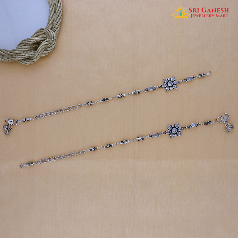 Daisy Anklet(92.5 silver)