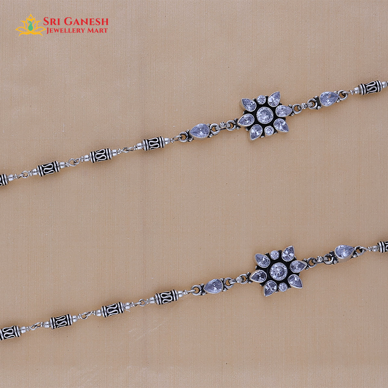 Daisy Anklet(92.5 silver)