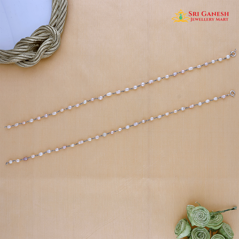 Lars Pearl Anklet(92.5 silver)