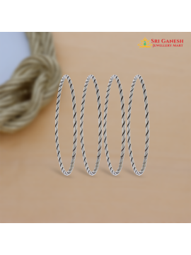 Varuni Silver Bangles