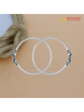 SILVER FINISH BANGLE 20