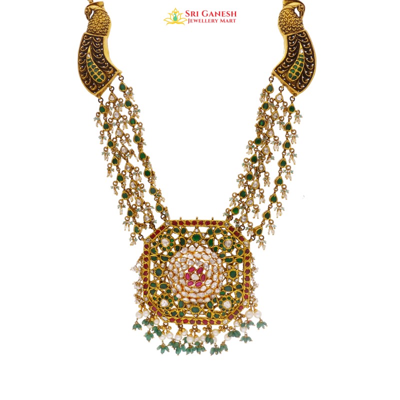 Lochna Kundan Long Bridal Haram