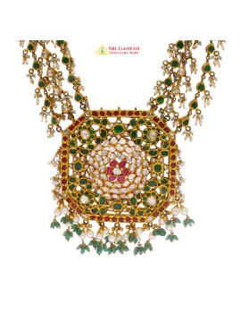 Lochna Kundan Long Bridal Haram