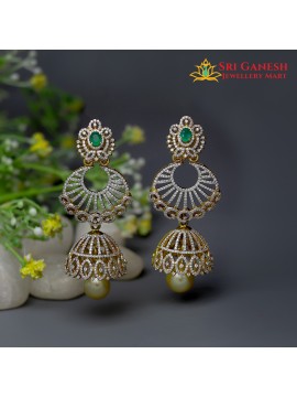 Amodi Diamomd Chandubali Jhumki