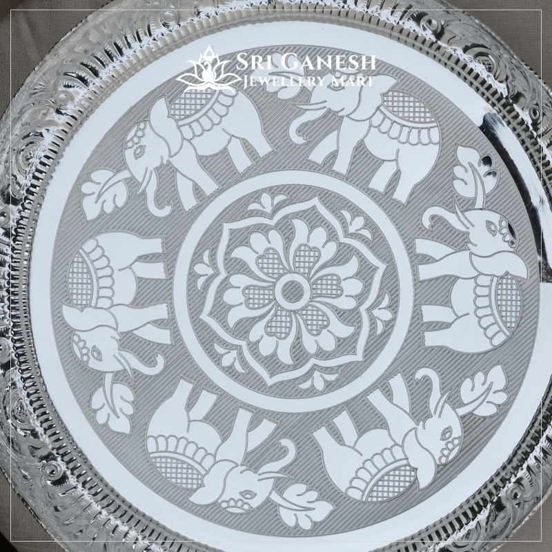 Prathiksha Silver Tray