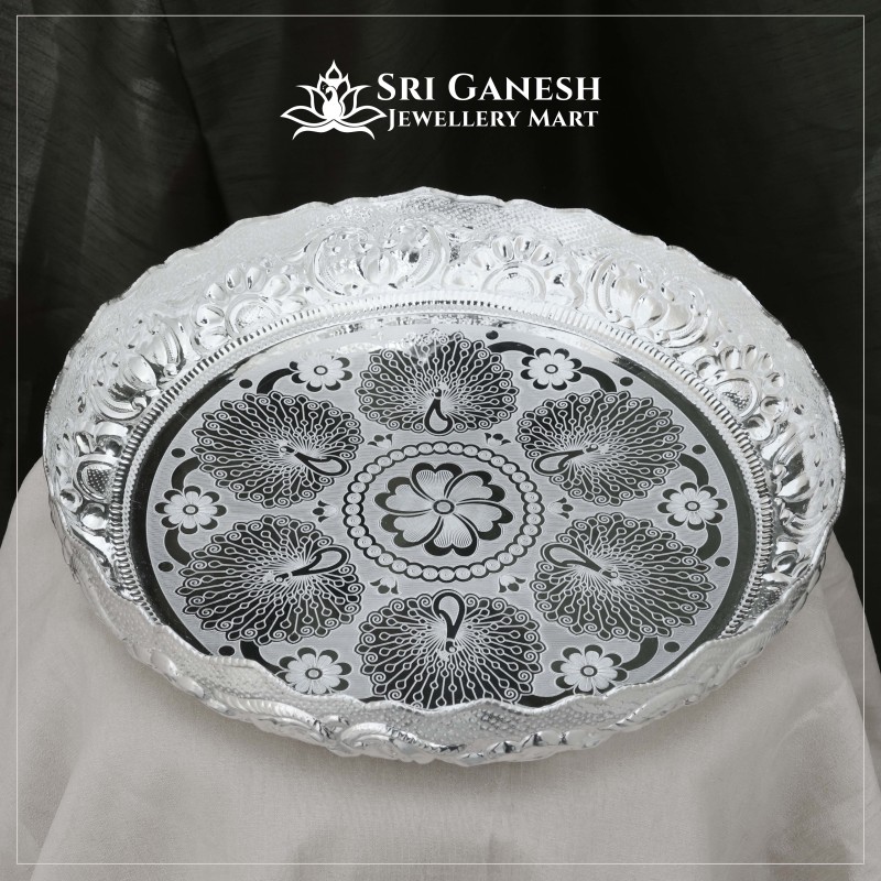 Dhanvi  Silver Tray