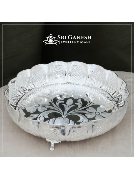 Dheeska Silver Tray