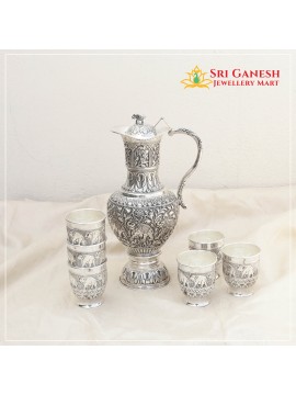 Antique Silver Jug Set