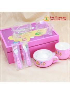 Silver Baby Dinner Set