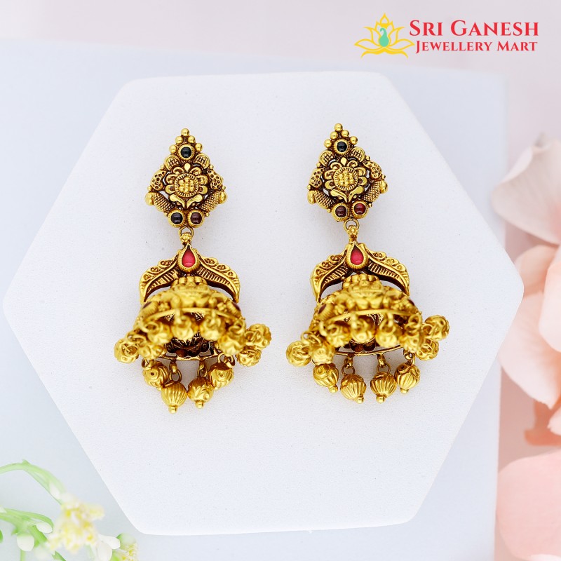 Feathered Jhumki