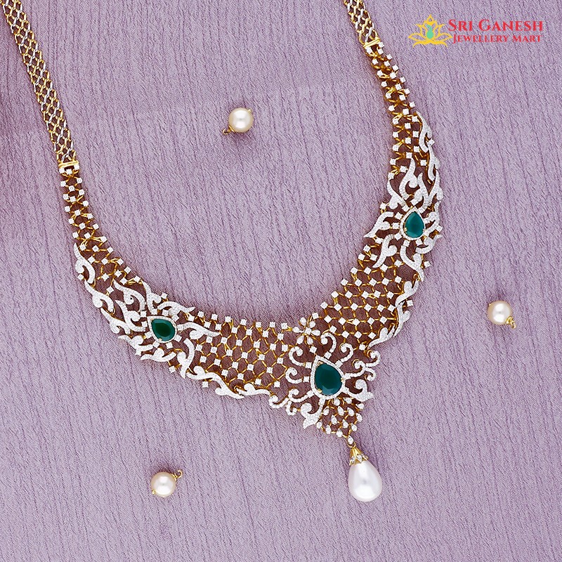 Pluie Diamond Necklace